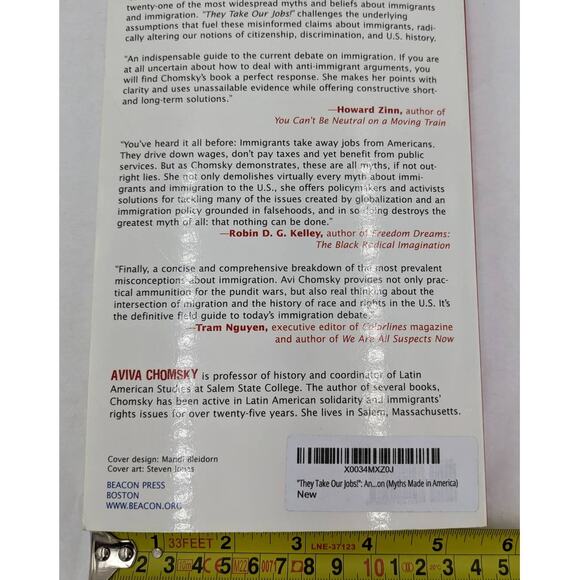 They Take Our Jobs And 20 Other Myths About Immigration 2007 By Aviva Chomsky - Picture 3 of 12